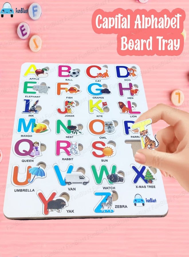 FunBlast Alphabet Learning Board for Kids, ABCD Learning Educational Acrylic Board for Toddlers, Pre -Schoolers Learning and Educational Board for Kids, Boys, Girls (Multicolor) - Image 4