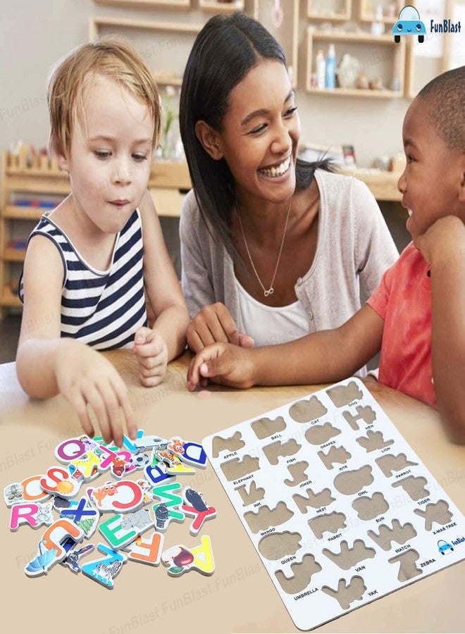 FunBlast Alphabet Learning Board for Kids, ABCD Learning Educational Acrylic Board for Toddlers, Pre -Schoolers Learning and Educational Board for Kids, Boys, Girls (Multicolor) - Image 5