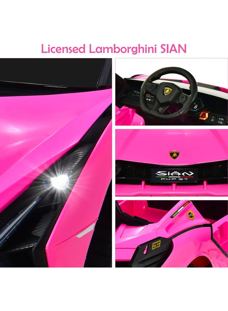 LAMBORGHINI Kids Battery Operated Car Baby Electric Car Rechargeable Car with Light, Bluetooth, USB, Music | Battery Operated Car for Kids 2 to 5 Years Boys Girls (Green) - Image 3