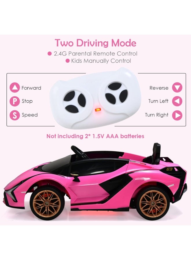 LAMBORGHINI Kids Battery Operated Car Baby Electric Car Rechargeable Car with Light, Bluetooth, USB, Music | Battery Operated Car for Kids 2 to 5 Years Boys Girls (Green) - Image 5