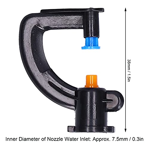 OUKENS Misting Nozzles 30pcs GType Refractive Upside Down Atomizing Irrigation Misting Micro Sprinkler Spray Nozzle Head for Garden Greenhouse Lawn Backyard Watering Cooling - Image 3
