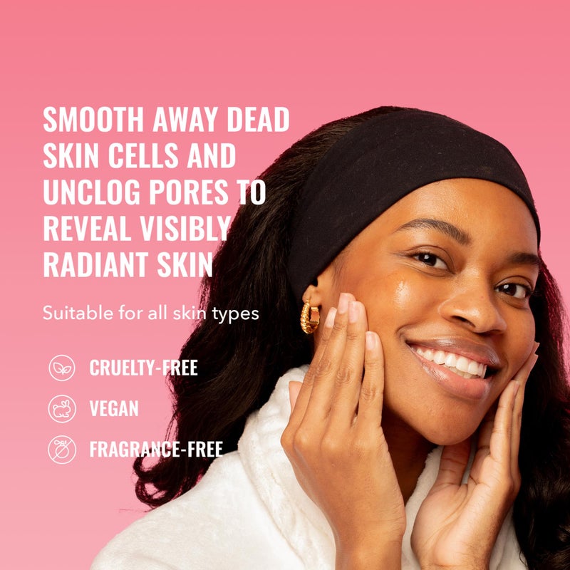 Good Molecules علاج التقشير الليلي Good Molecules - مقشر للوجه بحمض ألفا هيدروكسي لتوحيد لون البشرة وملمسها - مصغر للمسام، مستحضر للعناية بالبشرة للوجه بحمض الساليسيليك - Image 2