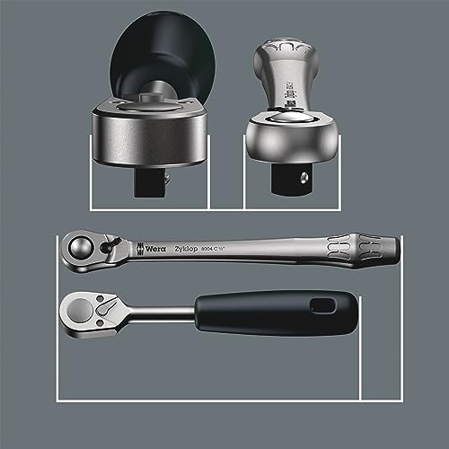 Wera - 4013288174062 05004064001 8004 C Zyklop Full Metal Ratchet with Switch Lever, 1/2" Drive - Image 3