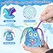 HOMQYTE Fidget Toys Hair Pulling Stress Relief Toys with LED Light Differernt Screams Novelty Screaming Monster for Adults Teens Autism BluePink 2P - Image 4