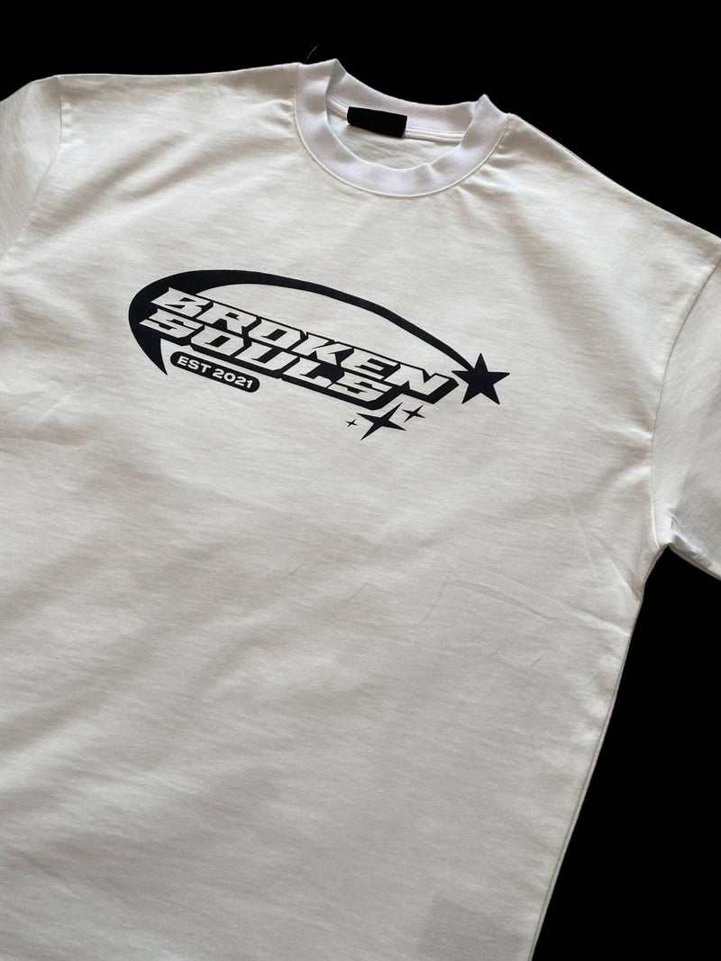 G-Town - Oversize Unisex Broken Souls Printed T-Shirt - Image 1
