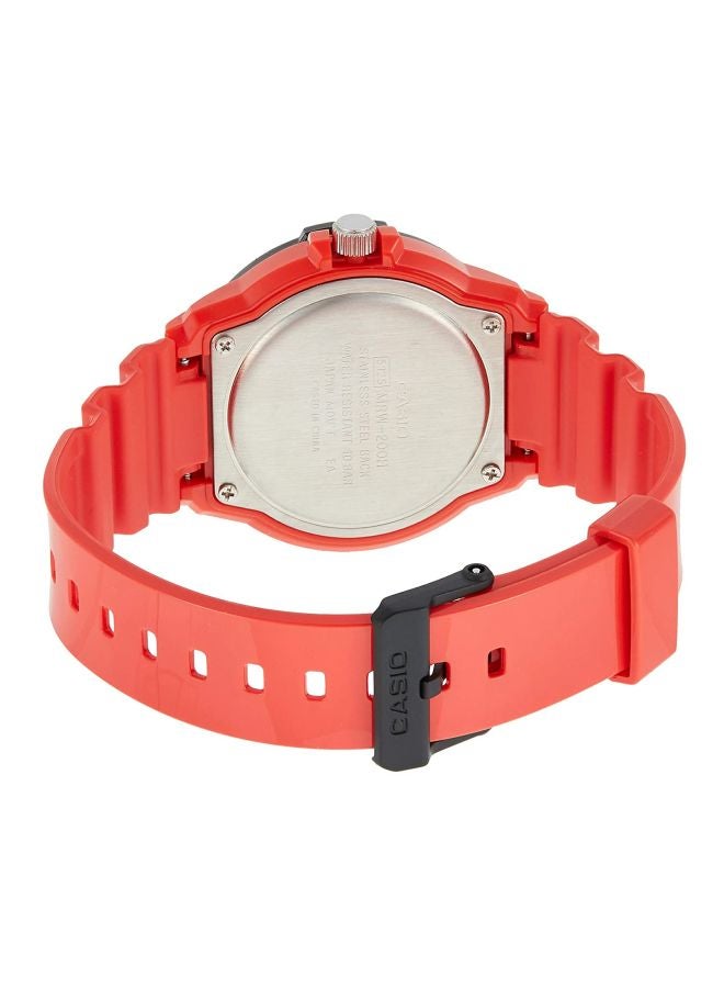 CASIO Men Water Resistant Analog Watch MRW-200HC-4BVDF - 45 mm - Orange - Image 2