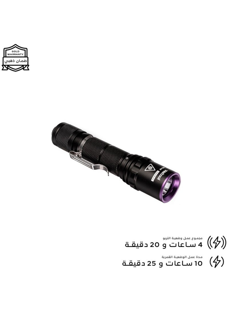 ويلتول كشاف متر M2-cf - كشاف الأشعة فوق البنفسجية - كشف العقارب والمعادن - لون أسود - LED 365 نانومتر  - Image 2