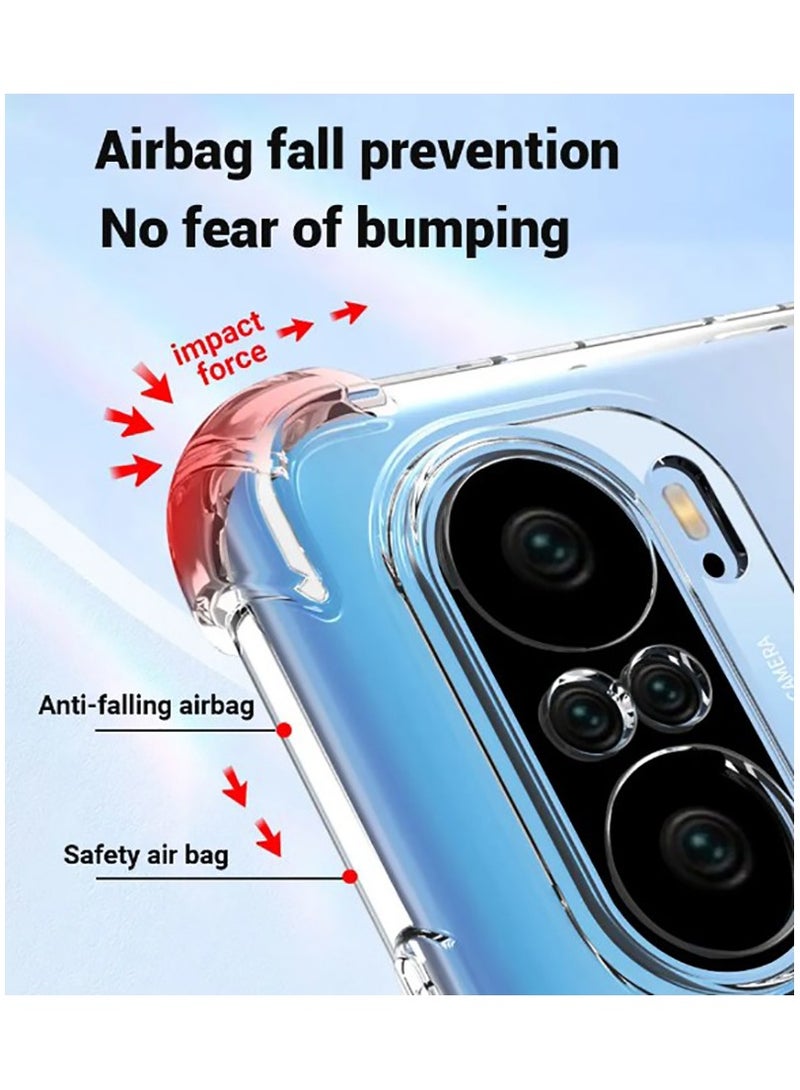 غطاء هاتف شفاف مرن من السيليكون TPU نحيف واقي لهاتف موتورولا موتو G24 4G شفاف - Image 5