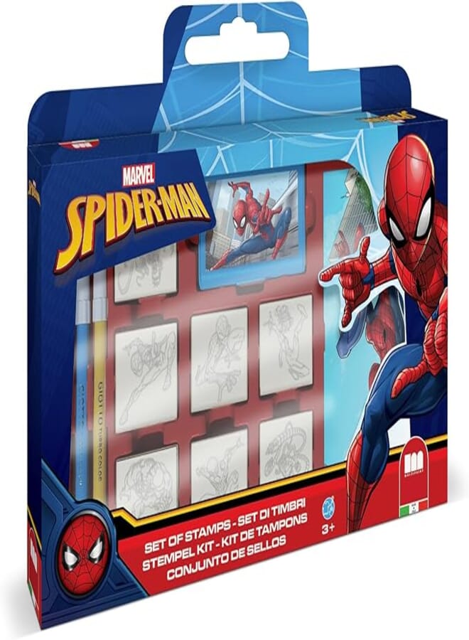 Multiprint 7817 7 Stamp Spiderman Kit