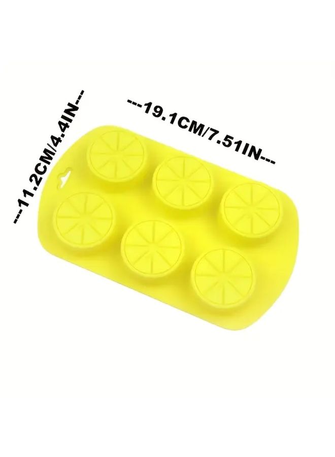 Yellow Lemon Silicone Baking Molds For Cake Chocolate Ice Cube Mooncake Layer - Image 5