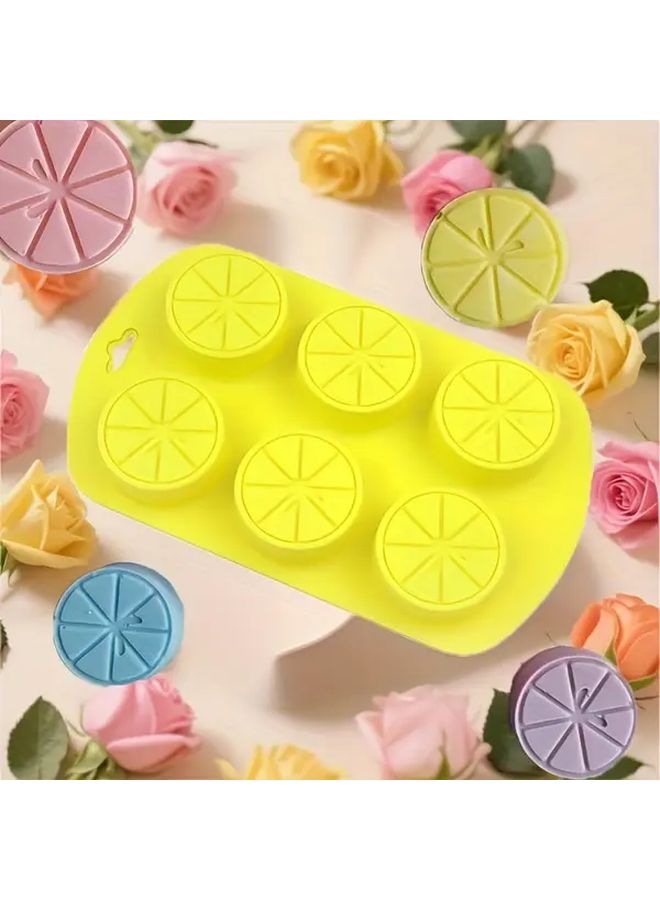 Yellow Lemon Silicone Baking Molds For Cake Chocolate Ice Cube Mooncake Layer - Image 3
