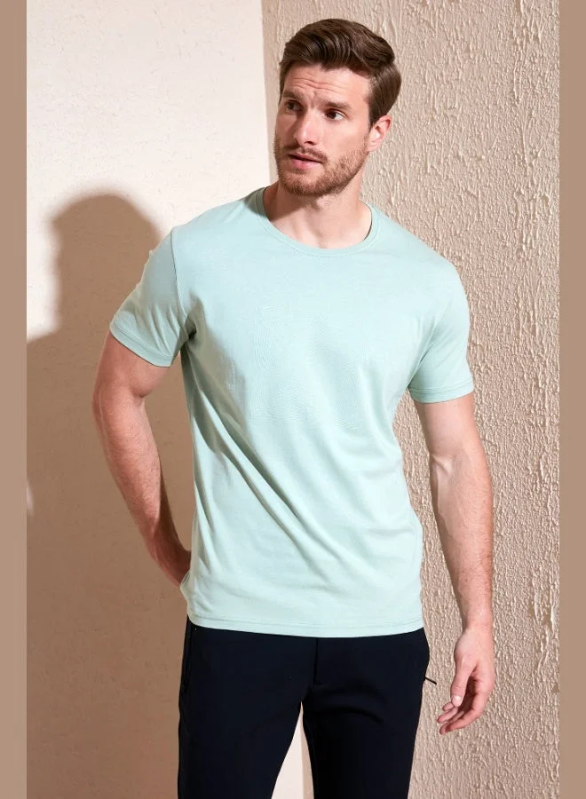 Buratti Cotton Slim Fit Crew Neck T Shirt Men's T SHIRT 646R7940