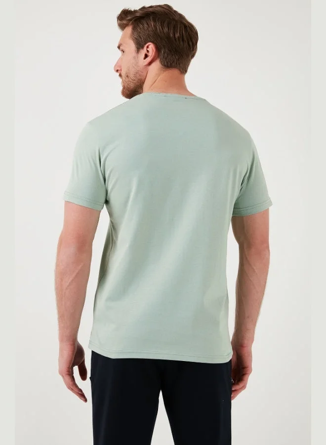 Buratti  Buratti Cotton Slim Fit Crew Neck T Shirt Men's T SHIRT 646R7940 for Men | Best Price UAE