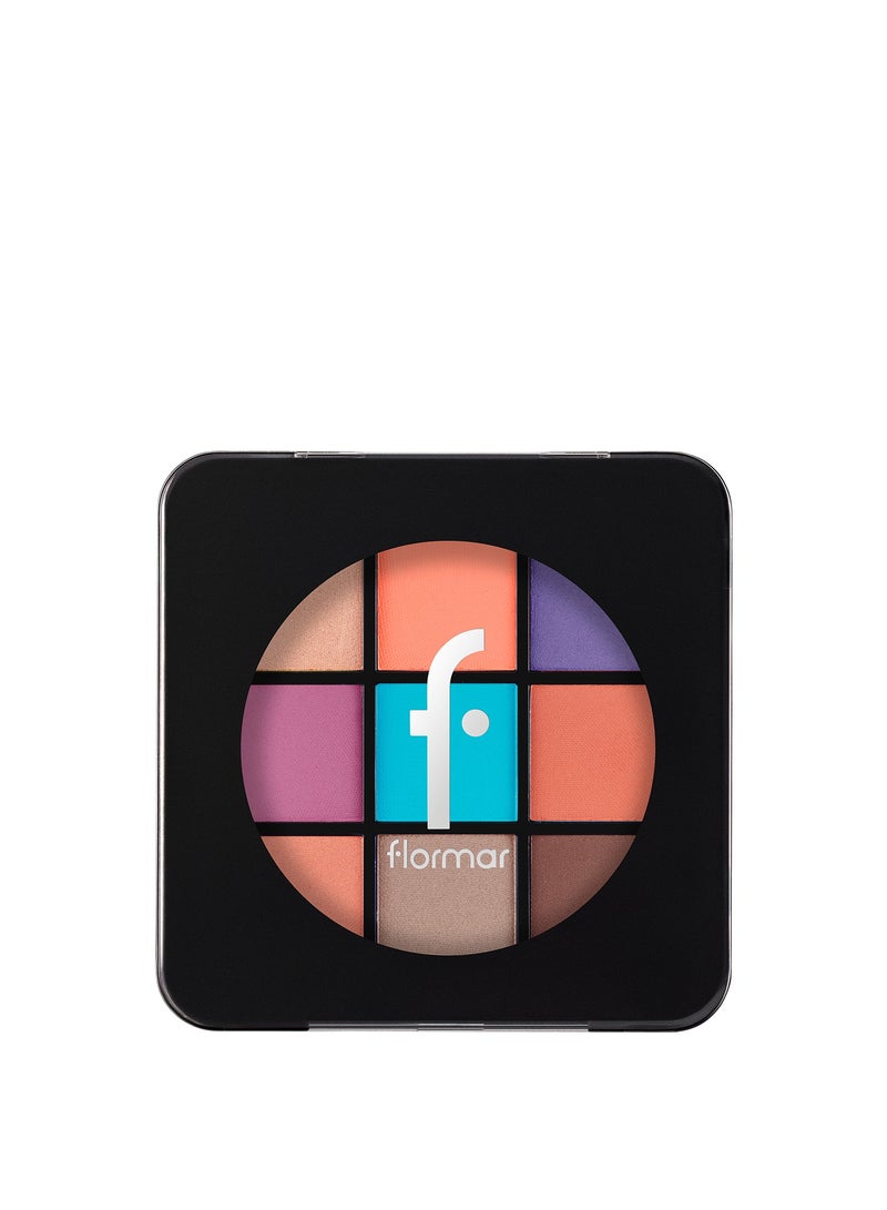 flormar NP Eyeshadow Palette - 008 Rainbow - Image 2