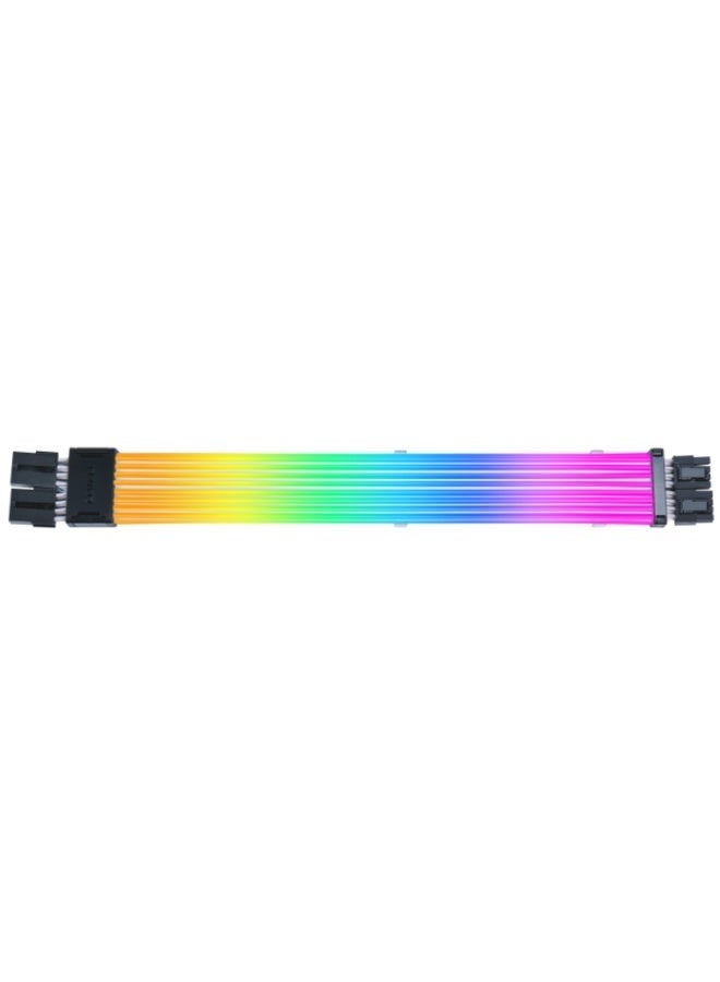 LIAN LI Lian-Li Strimer Wireless 16-12 Cable, 340mm Cable Length, 12 Light Guides, 174 Number of LEDs, 12.15W LED Power Consumption, Silicone / TPE Material | G89.PW16-121W.00 - Image 5