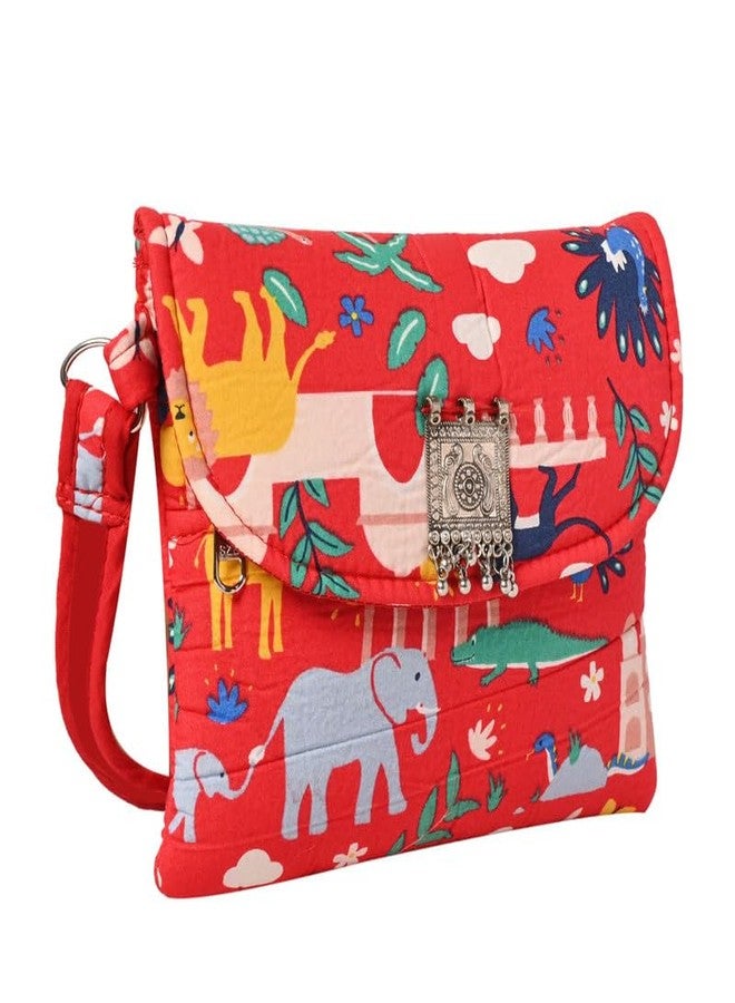 Coco Candy Women's Casual Lightweight Stylish Handbag | Animal Printed Red Sling Bag for Women - Perfect for Daily Use - Image 2