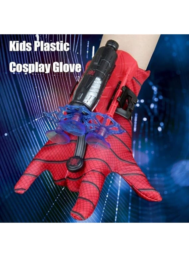 Tahera Spider Web Shooters Toy for Kids, Spiderman Real Hand Gloves, Hero Launcher Wrist Toys Set, Cosplay Bracers Accessories, Diwali and Birthday Gift for Kids, Children's Educational Toys. - Image 2