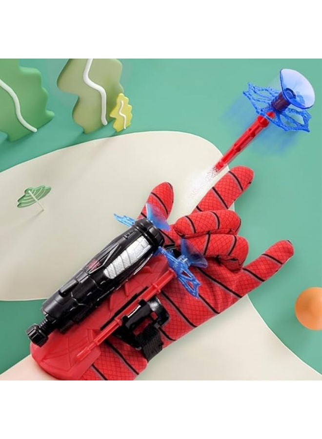 Tahera Spider Web Shooters Toy for Kids, Spiderman Real Hand Gloves, Hero Launcher Wrist Toys Set, Cosplay Bracers Accessories, Diwali and Birthday Gift for Kids, Children's Educational Toys. - Image 3