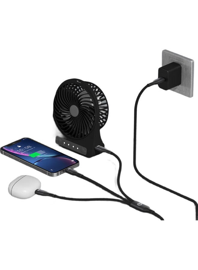JD.com Jd Jingzao Type-C To Three-In-One Fast Charging Cable 100W/30W/15W One Drag Three For Apple 15/16 Android Huawei Mate 70 Xiaomi Phone Car Use - Image 2