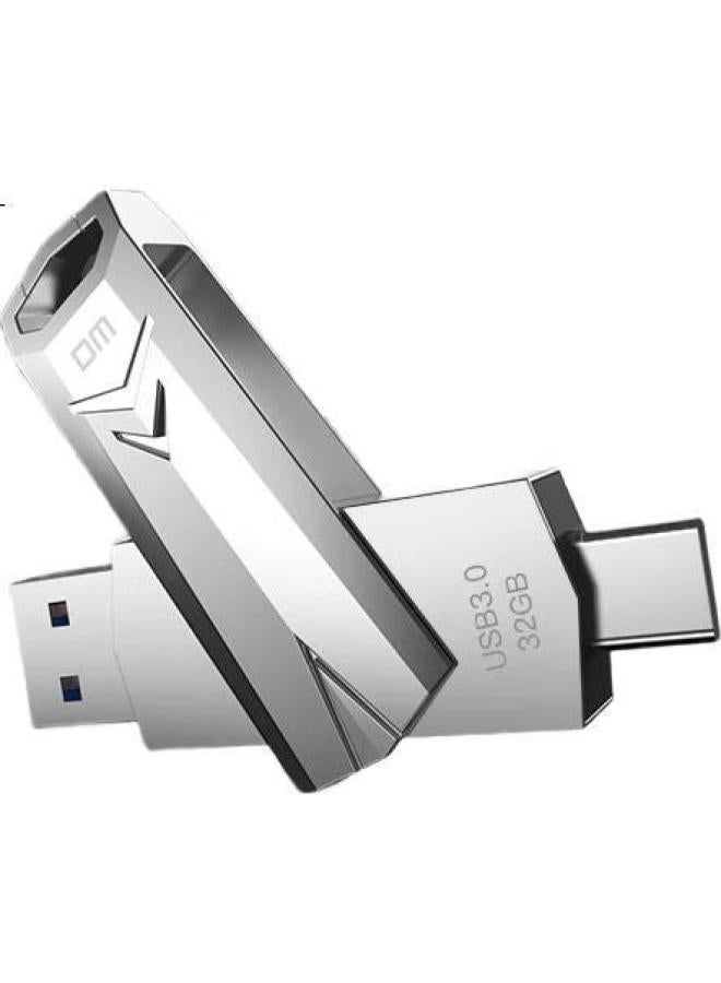 DM Dm Daimai 32Gb Type-C Usb3.0 Flash Drive, Metal Pd098 Magician, Dual-Use For Android Phones And Computers, Car And High-Speed Usb Drive - Image 3