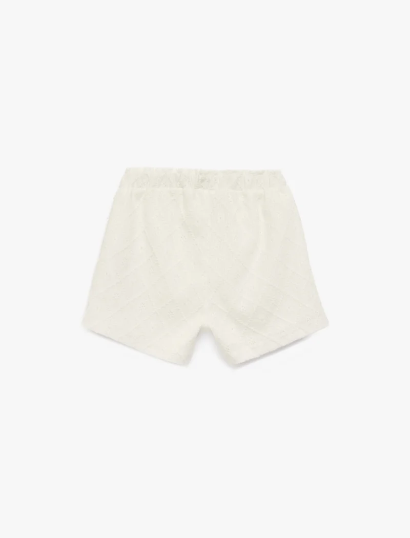 KOTON Eyelet Shorts