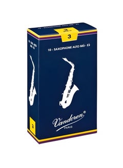 Vandoren SR213 Traditional Alto Saxophone Eb Sax Reed Strength 3 - 1 Piece  - Image 2