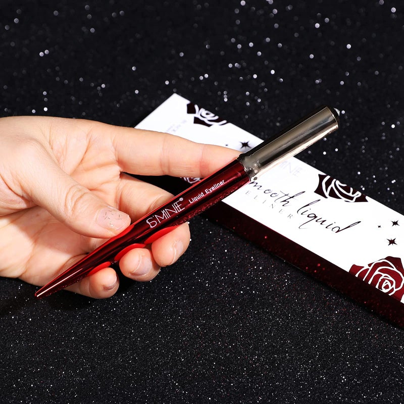 IS'MINE ISMINE Professional Matte Vegan smudge proof Eyeliner, Makeup liner Easy Liquid Pen No-Skip Eyeliner, Waterproof Formula, Long lasting Liquid Eyeliner Brown - Image 5