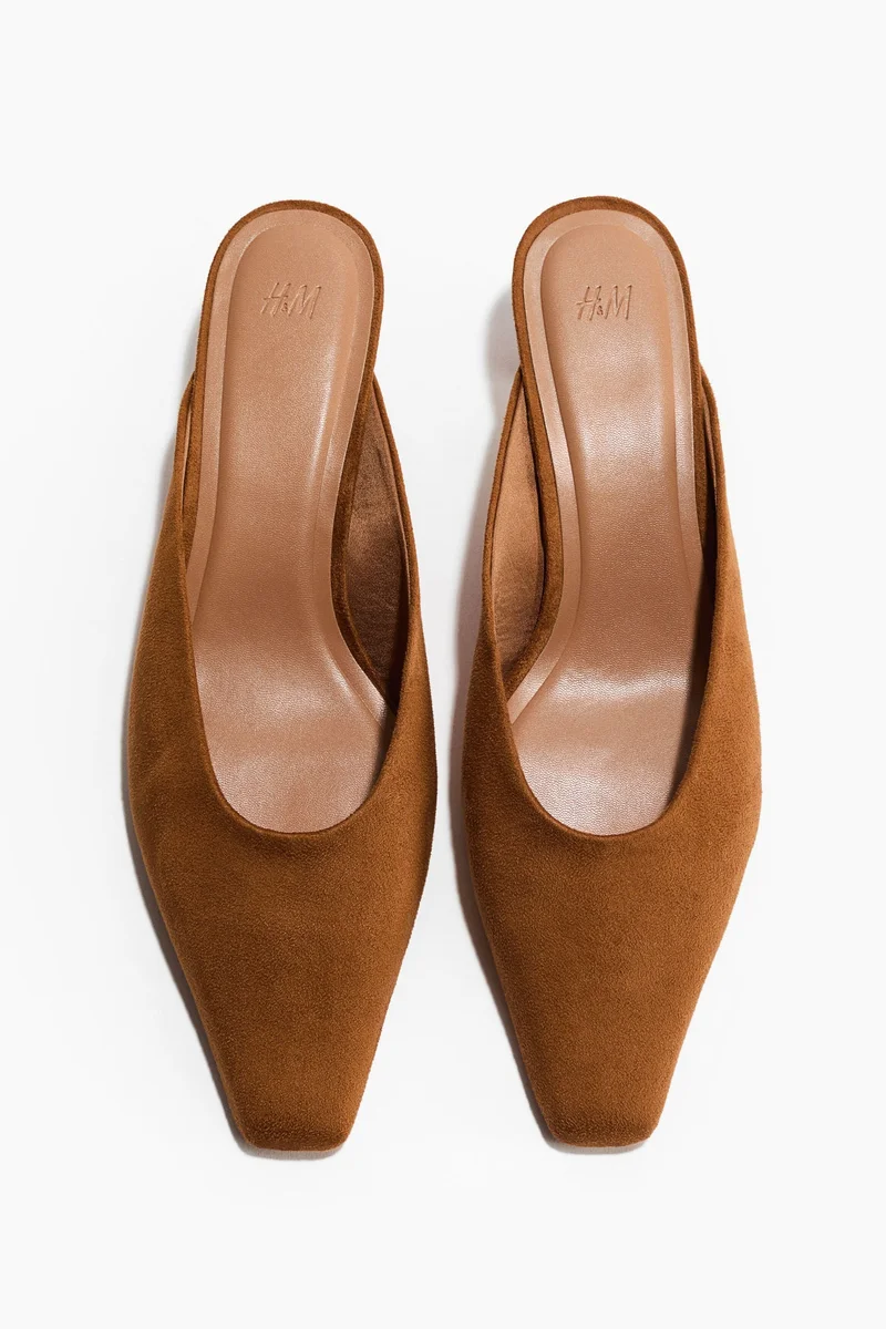 H&M Heeled mules