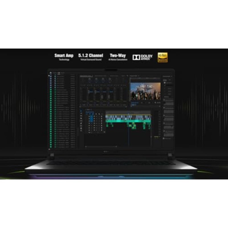Gaming laptop for high-performance gaming and content creation: aluminum alloy body, gray finish, 165Hz FHD display with 16-core Intel Core i7, RTX 5060 GPU, RGB keyboard, 2.65kg lightweight design - Image 4