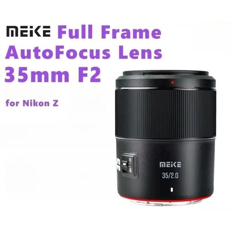 Meke MeiKe AF 35mm F2.0 Full Frame Autofocus STM Portrait Lens for Nikon Z-Mount - Image 1