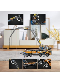 19014 Technology Pneumatic Concrete Pump Truck Heavy Duty Tow Truck Building Block Model Crane Toy For Children 2098 Pieces - pzsku/ZCF5D9395E61DCF6011CFZ/45/_/1698056507/f1cd2e3a-2a4e-41cc-aed9-393c69e43611