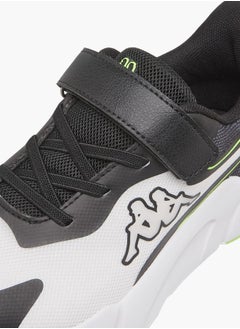 Kappa Boys' Logo Print Sports Shoes With Hook And Loop Closure  - Image 4