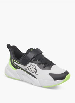 Kappa Boys' Logo Print Sports Shoes With Hook And Loop Closure  - Image 2