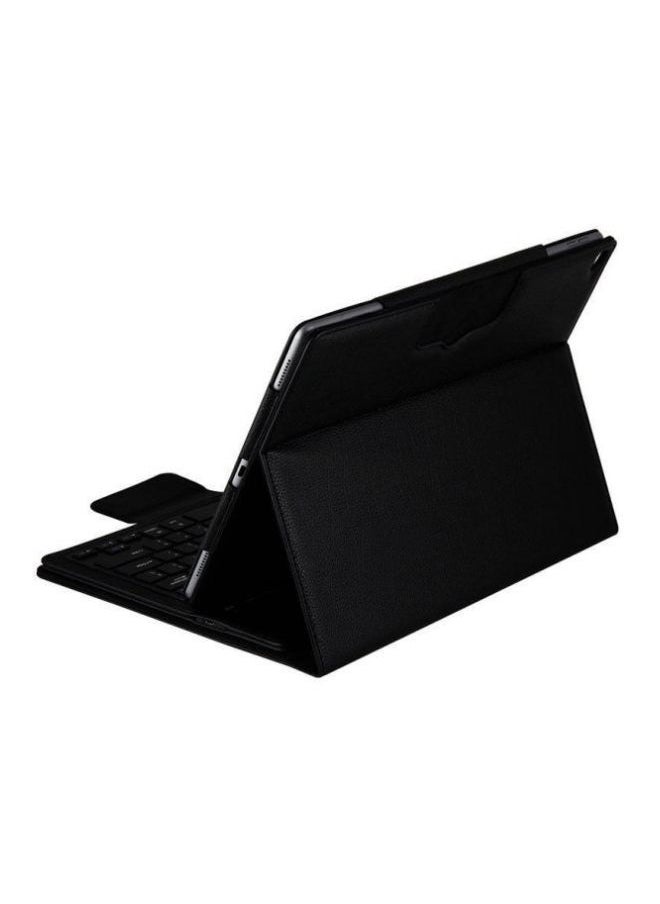 NIBEMINENT Bluetooth Keyboard Stand Case For Apple iPad Pro 12.9-Inch Black  - Image 3