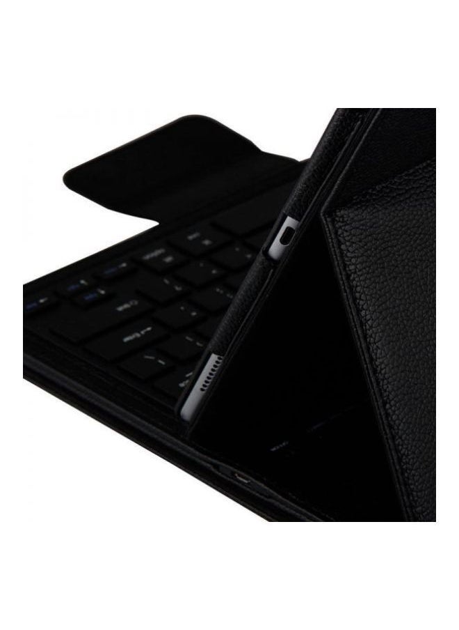 NIBEMINENT Bluetooth Keyboard Stand Case For Apple iPad Pro 12.9-Inch Black  - Image 4