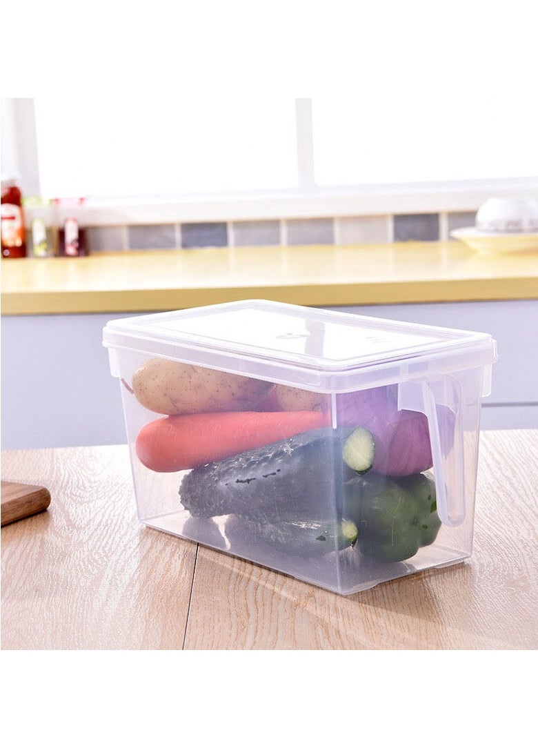 BestStore 4-Pack Cereal and Dry Food Storage Containers Kitchen Organizer Small Meal Prep for Sugar Flour Snack Baking Supplies BPA-Free Stackable Boxes with Locking Lids  - Image 5