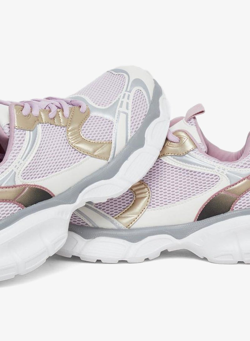 ستايلي اكتيف حذاء سنيكرز بتفاصيل بارزة الملمس - Image 4