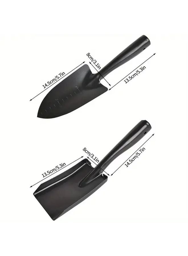 Heavy Duty Metal Gardening Spade And Pointed Shovel 1pc Multi Functional Tool - Image 4