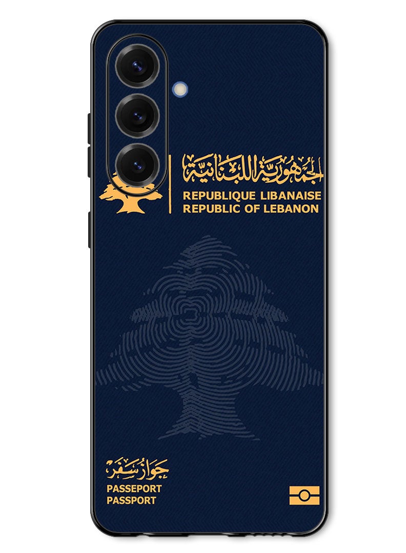 Theodor Case Compatible with Samsung Galaxy A37 Protection Shockproof Bumper Cover Lebanon Passport - Image 1
