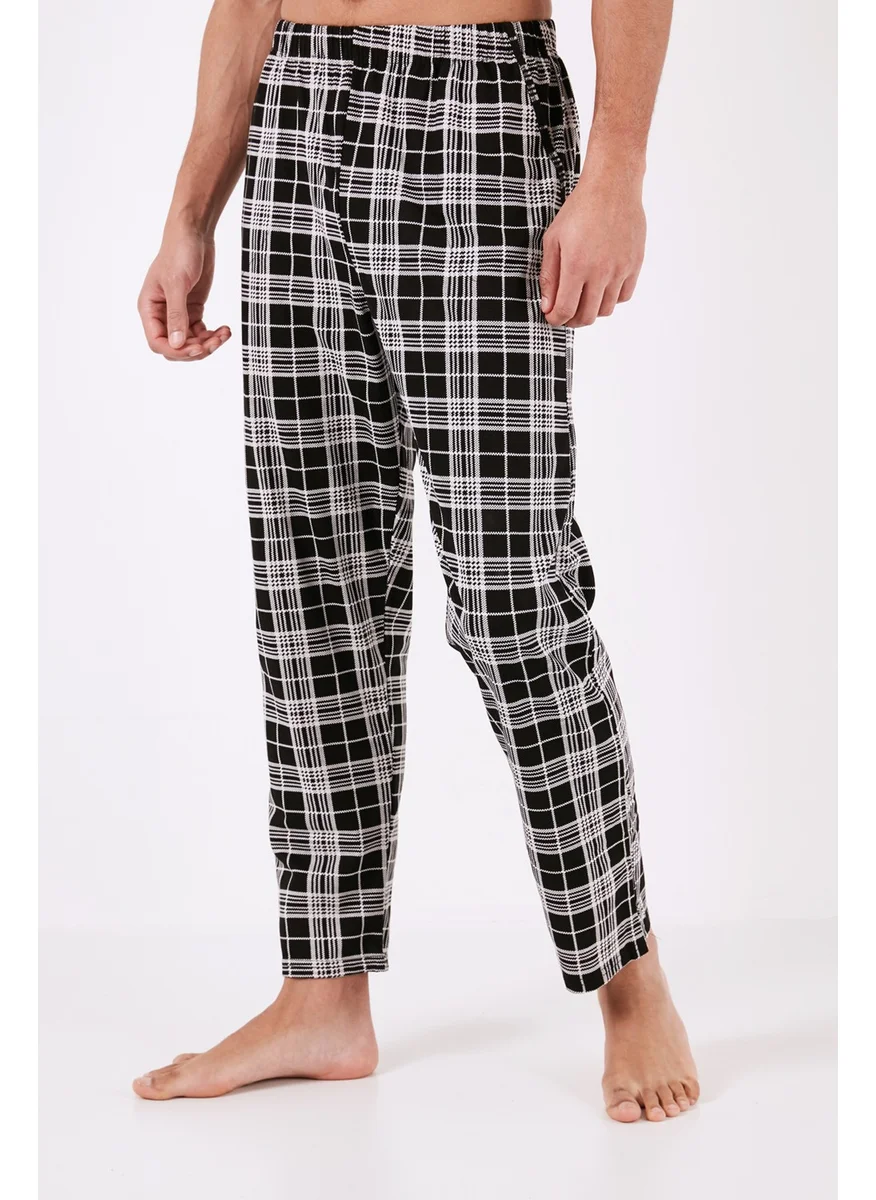 Buratti Plaid Cotton Regular Fit Short Sleeve Pajama Set Men's Pajama Set 6572002