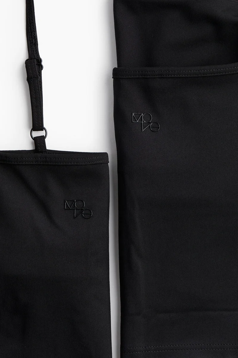 H&M 2-pack integral-bra sports tops