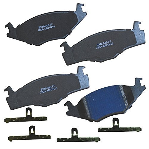 Bendix Premium SBM280A Semi-Metallic Front Brake Pads for Volkswagen Cabriolet 1993-1990, Corsar 1988-1984, Derby 1996-1995, Golf 1992-1985, Jetta 1992-1987, Quantum 1984-1983, Scirocco 1985 - Image 1