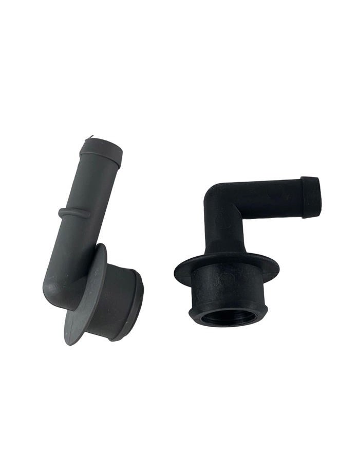 XDF Ghost thorn 53013360AA PCV CCV VENT VALVE ELBOW & GROMMET SET PCV CCV 2x Vent Valve Elbows and 2x Grommets compatible for Jeep Grand Cherokee 4.0L 2000 2001 2002 2003 2004 - Image 4