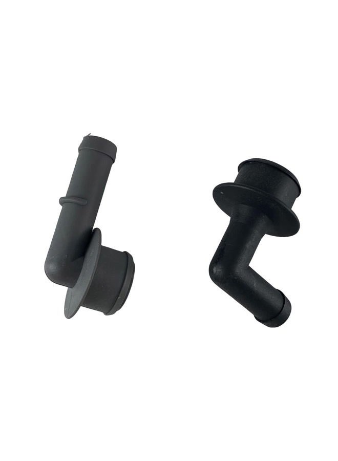 XDF Ghost thorn 53013360AA PCV CCV VENT VALVE ELBOW & GROMMET SET PCV CCV 2x Vent Valve Elbows and 2x Grommets compatible for Jeep Grand Cherokee 4.0L 2000 2001 2002 2003 2004 - Image 3