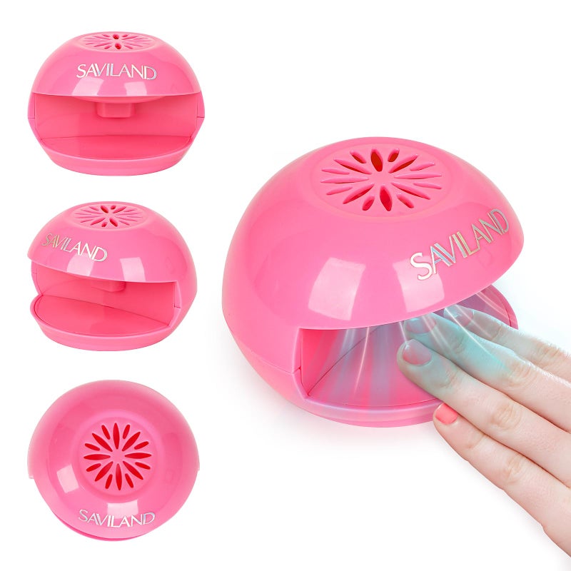 SAVILAND Nail Dryer for Regular Polish Nail Dryer for Kids Quick Dry Nail Polish Dryer Mini Nail Fan Dryer for Regular Polish Beginners Girls Nail Art Tool Great Gift for Girls - Image 2