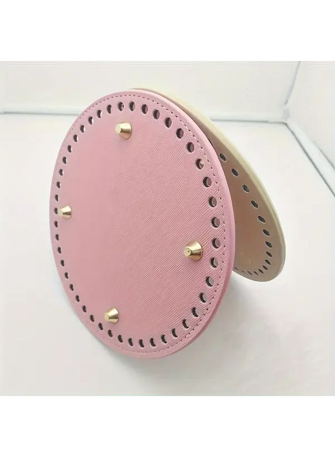7pcs Faux Leather Round Base Shaper Set for DIY Handbag Making Supplies - Image 3