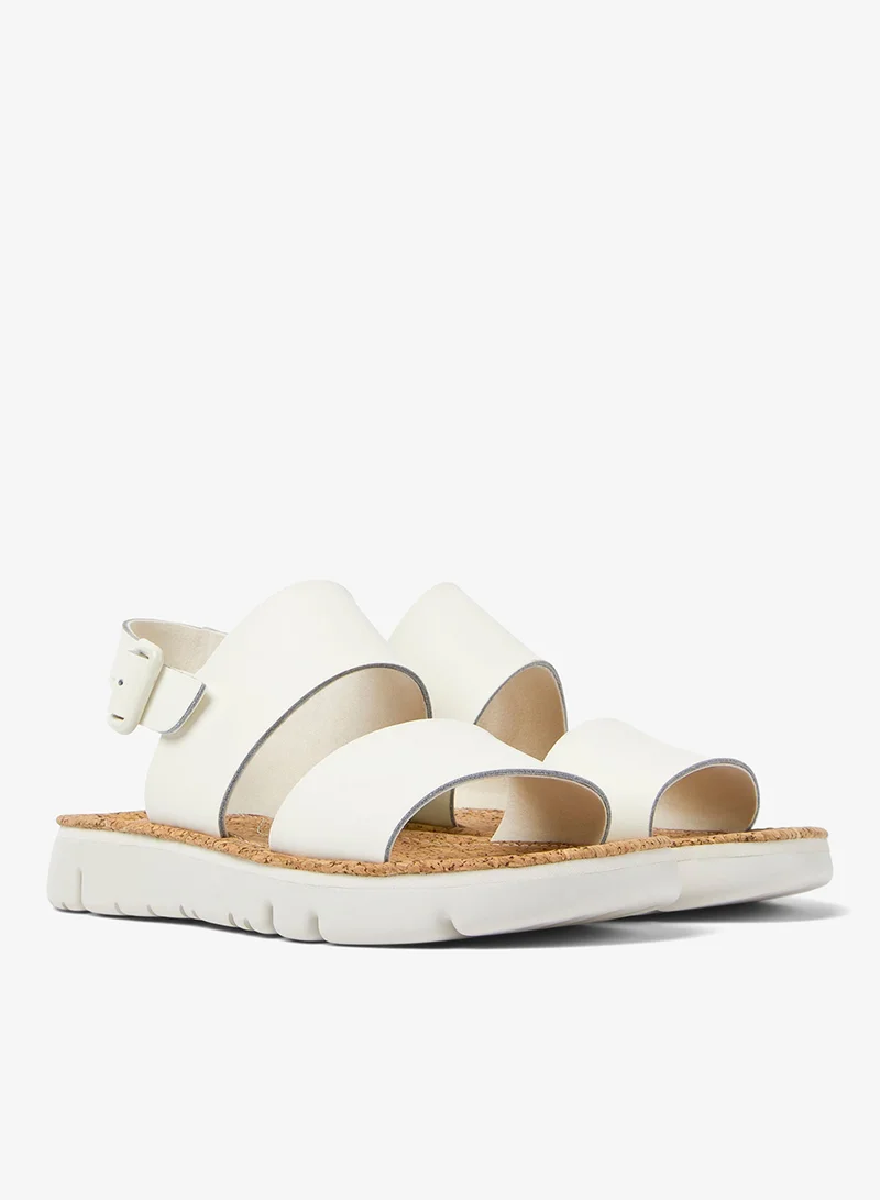 Camper Oruga Women Flat Sandals - White