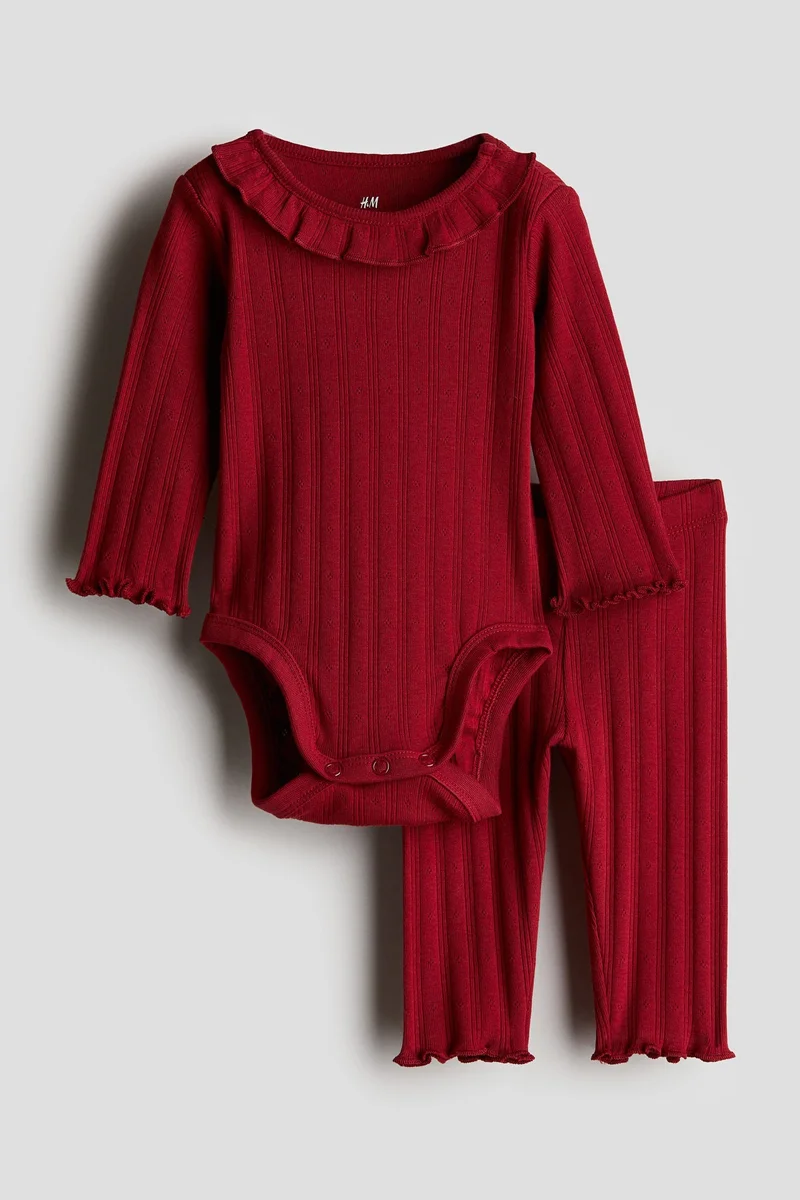 H&M 2-Piece Cotton Jersey Set