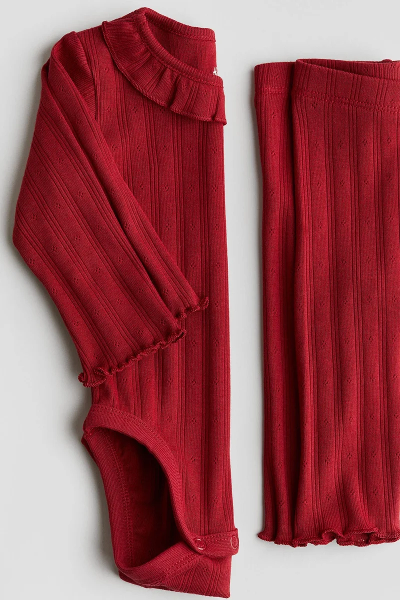 H&M 2-Piece Cotton Jersey Set