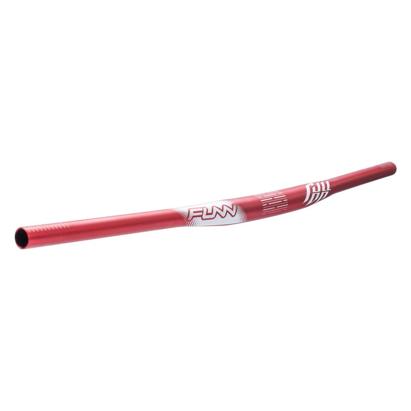 Funn Full On Mountain Bike Handlebar with Bar Clamp 318mm and Width 810mm Tough and Lightweight Alloy Riser Handlebar for MTB BMX and Road Bike Rise 7mm MTB Handlebar Red